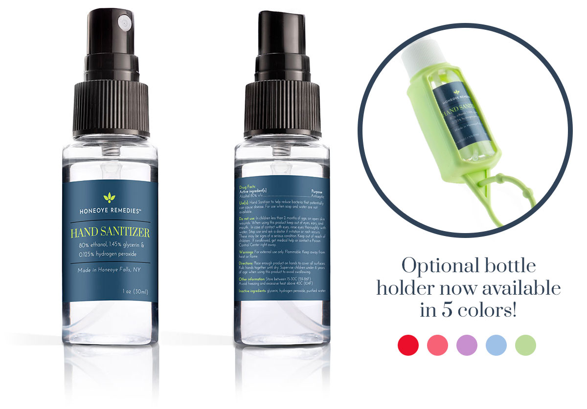 bottle-holder-options Natural Hand Sanitizer Spray